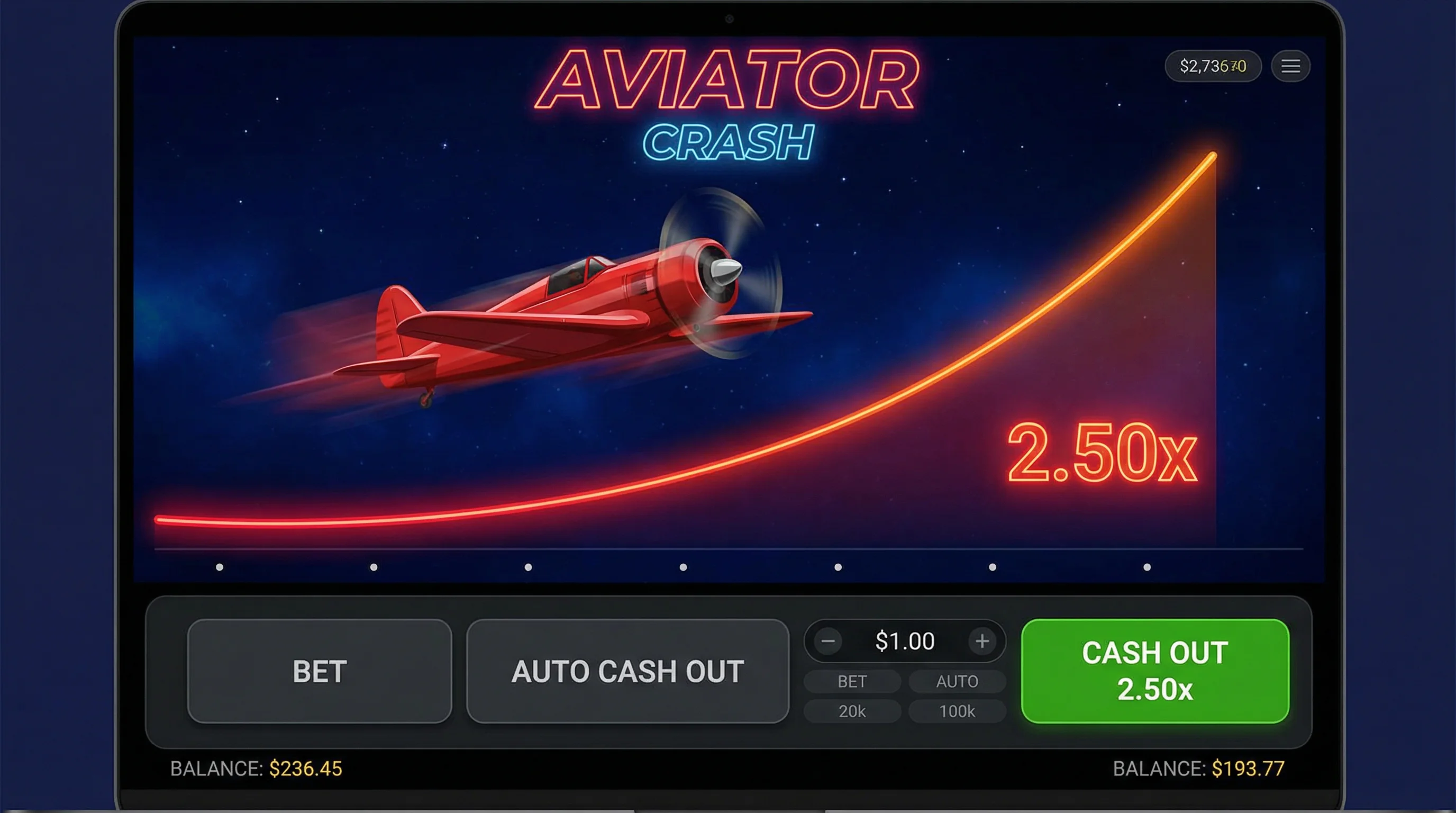 Aviator juego crash Liga Bwin México