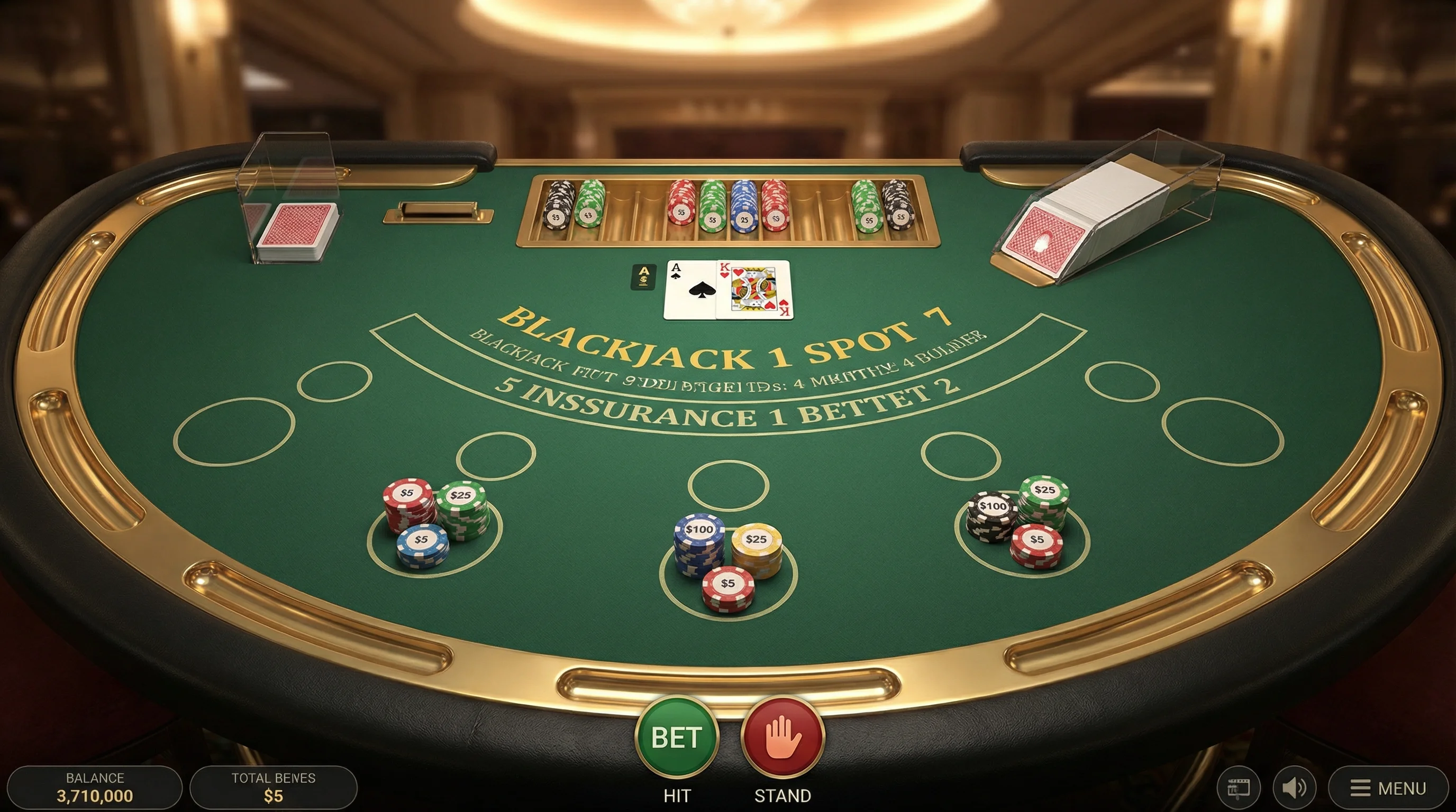 Blackjack en línea Liga Bwin México